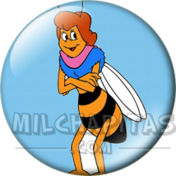 Chapa de La abeja Maya: Señorita Cassandra