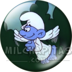 Chapa de Los Pitufos: Pitufo con Alas