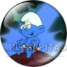 Chapa de Los Pitufos: Pitufo (Sentado en una Roca)