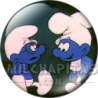 Chapa de Los Pitufos: Pitufo Filósofo y Pitufo Goloso