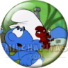 Chapa de Los Pitufos: Pitufo (Con el Angelito y el Diablillo)