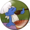 Chapa de Los Pitufos: Pitufo Goloso (Probando la Sopa)