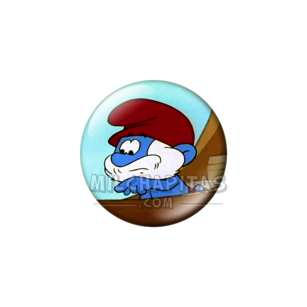 Chapa de Los Pitufos: Papá Pitufo (En la Barca)