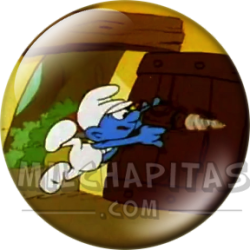 Chapa de Los Pitufos: Pitufo (Cerrando la Puerta)