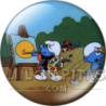 Chapa de Los Pitufos: Pitufo Pintor y Pitufo Granjero