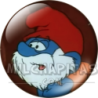 Chapa de Los Pitufos: Papá Pitufo (Asustado)