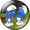 Chapa de Los Pitufos: Pitufo Filósofo (Charlando)