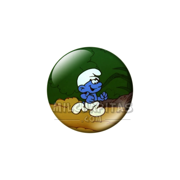 Chapa de Los Pitufos: Pitufo (Caminando)