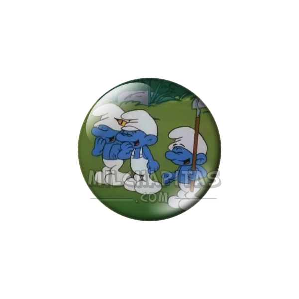 Chapa de Los Pitufos: Pitufos (Con la Azada)