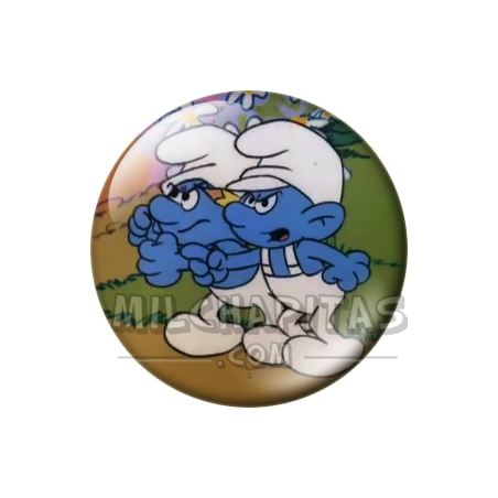 Chapa de Los Pitufos: Pitufos (Enfadados)