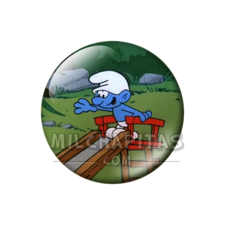 Chapa de Los Pitufos: Pitufo (En el Tobogán)