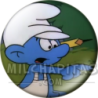 Chapa de Los Pitufos: Pitufo Manitas (Señalando)