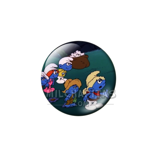 Chapa de Los Pitufos: Pitufos y Pitufitos (De Noche)