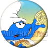 Chapa de Los Pitufos: Pitufo (Saludando)