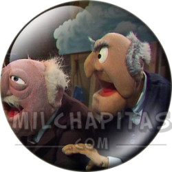 Chapa de Teleñecos: Statler y Waldorf
