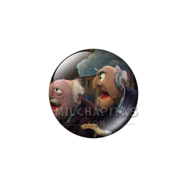 Chapa de Teleñecos: Statler y Waldorf