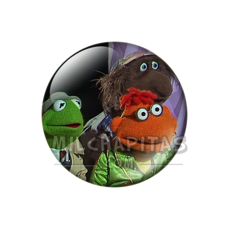 Chapa de Teleñecos: Gustavo y Scooter (Con Gabardina)