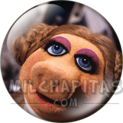 Chapa de Teleñecos: La Cerdita Peggy (De Princesa Leia)