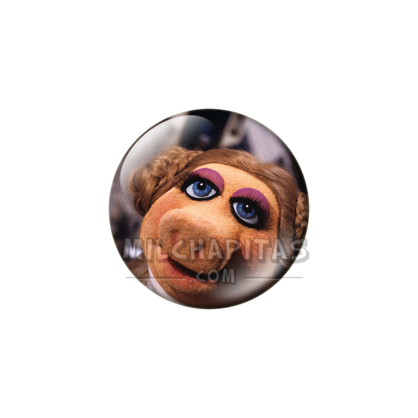 Chapa de Teleñecos: La Cerdita Peggy (De Princesa Leia)