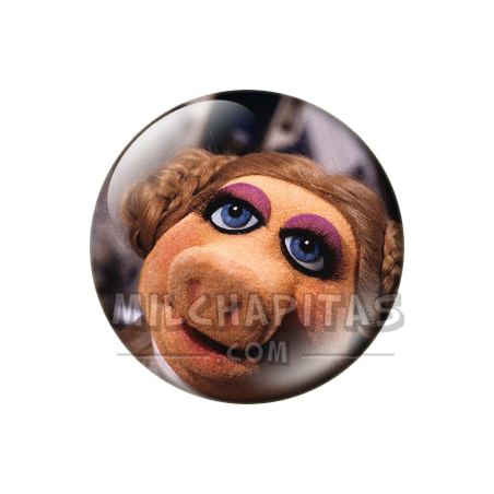 Chapa de Teleñecos: La Cerdita Peggy (De Princesa Leia)