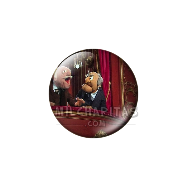 Chapa de Teleñecos: Statler y Waldorf (En el Palco)