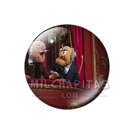 Chapa de Teleñecos: Statler y Waldorf (En el Palco)