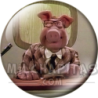 Chapa de Teleñecos: Cerdo Presentador de Noticias