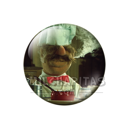 Chapa de Teleñecos: El Chef Sueco (Echando Humo)