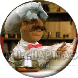 Chapa de Teleñecos: El Chef Sueco (Con la Gallina)