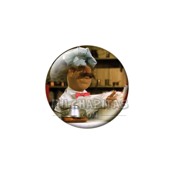 Chapa de Teleñecos: El Chef Sueco (Con la Gallina)