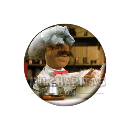 Chapa de Teleñecos: El Chef Sueco (Con la Gallina)