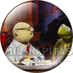 Chapa de Teleñecos: Bunsen y Gustavo