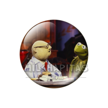 Chapa de Teleñecos: Bunsen y Gustavo