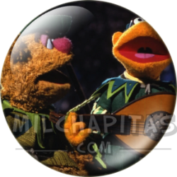 Chapa de Teleñecos: Fozzie y Scooter (Con el Laúd)