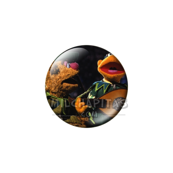 Chapa de Teleñecos: Fozzie y Scooter (Con el Laúd)