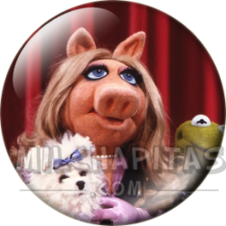 Chapa de Teleñecos: La Cerdita Peggy y Foo-Foo