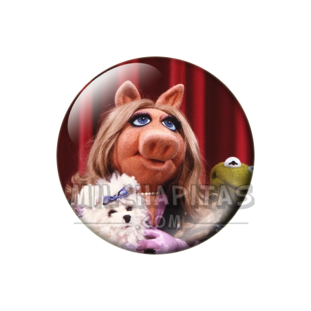 Chapa de Teleñecos: La Cerdita Peggy y Foo-Foo