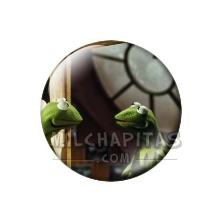 Chapa de Teleñecos: La Rana Gustavo (En el Espejo)