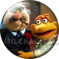 Chapa de Teleñecos: J.P. Grosse y Scooter (Con Puro)