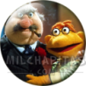 Chapa de Teleñecos: J.P. Grosse y Scooter (Con Puro)