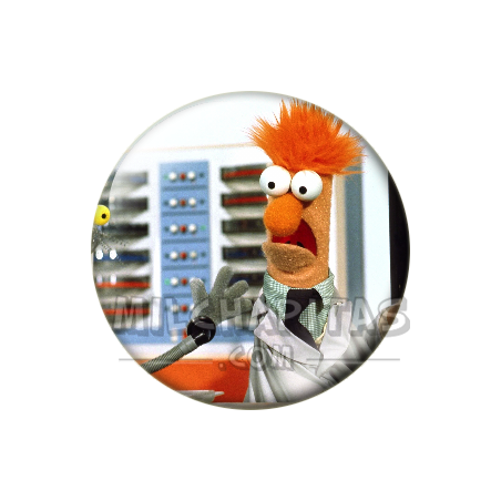 Chapa de Teleñecos: Beaker (Con el Conejo Robot)