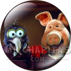 Chapa de Teleñecos: El Gran Gonzo y un Cerdo
