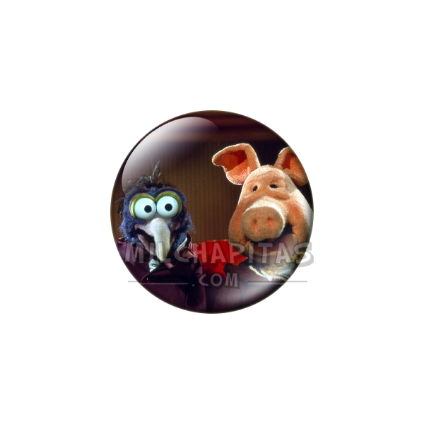 Chapa de Teleñecos: El Gran Gonzo y un Cerdo