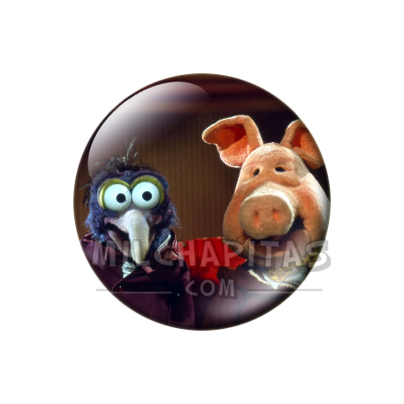Chapa de Teleñecos: El Gran Gonzo y un Cerdo