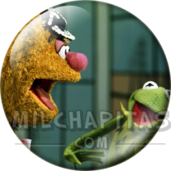 Chapa de Teleñecos: El Oso Fozzie y Gustavo