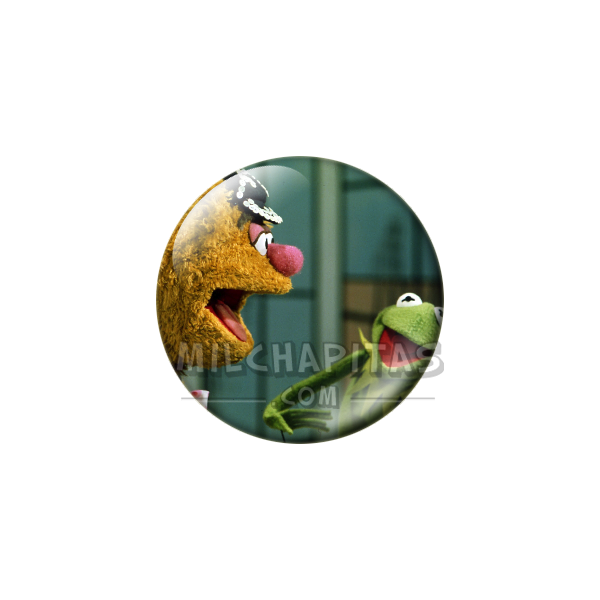 Chapa de Teleñecos: El Oso Fozzie y Gustavo