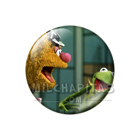 Chapa de Teleñecos: El Oso Fozzie y Gustavo