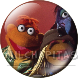 Chapa de Teleñecos: Scooter, Janice y Gonzo