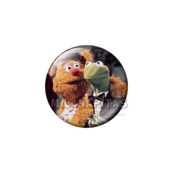 Chapa de Teleñecos: Fozzie y Gustavo (Abrazados)