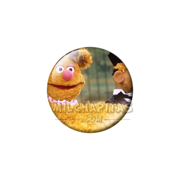 Chapa de Teleñecos: El Oso Fozzie (Sonriendo)